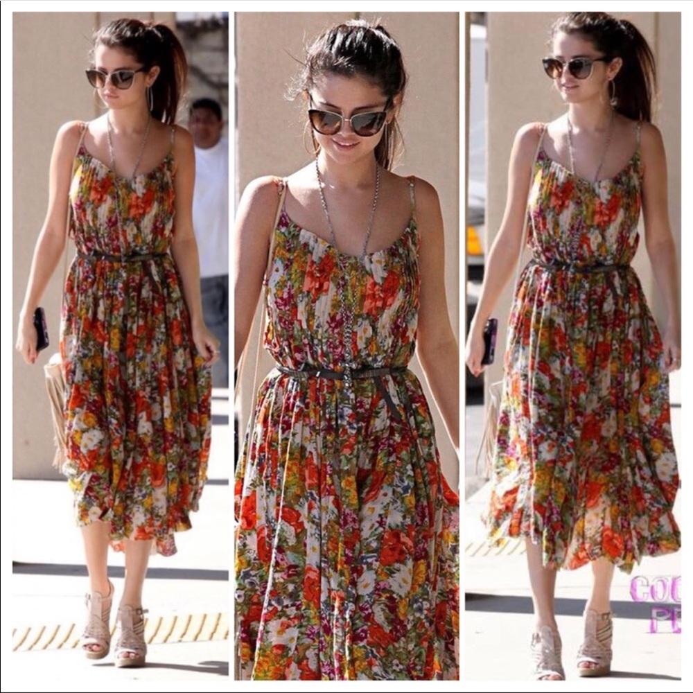 Free People One Criss Cross Floral Dress
